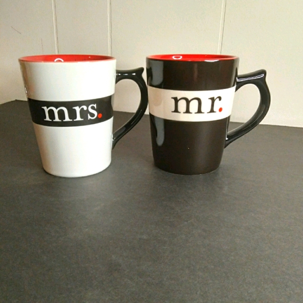 Mr. And Mrs. Coffee cups